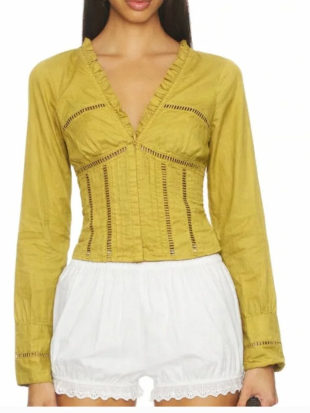 Free People Lemon Party Top NWT